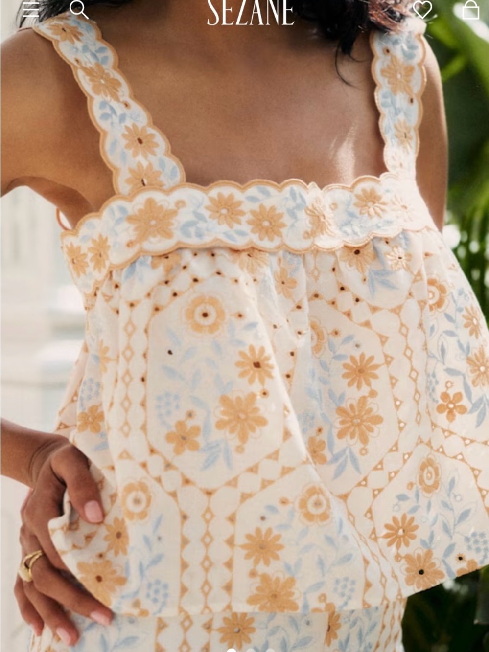 Sezane Tanguay Top - Sezane X Andion collab